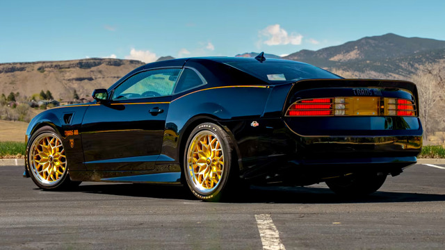 Trans Am Depot Bandit Edition Camaro With Burt Reynolds Signature Heads to Mecum