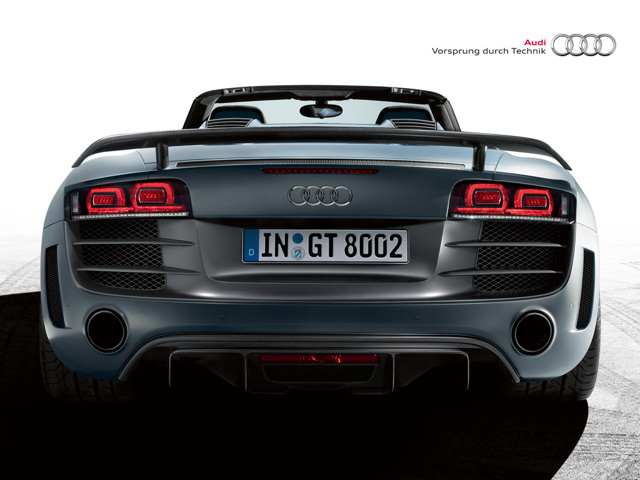 Audi R8 Gt Spyder foto 3
