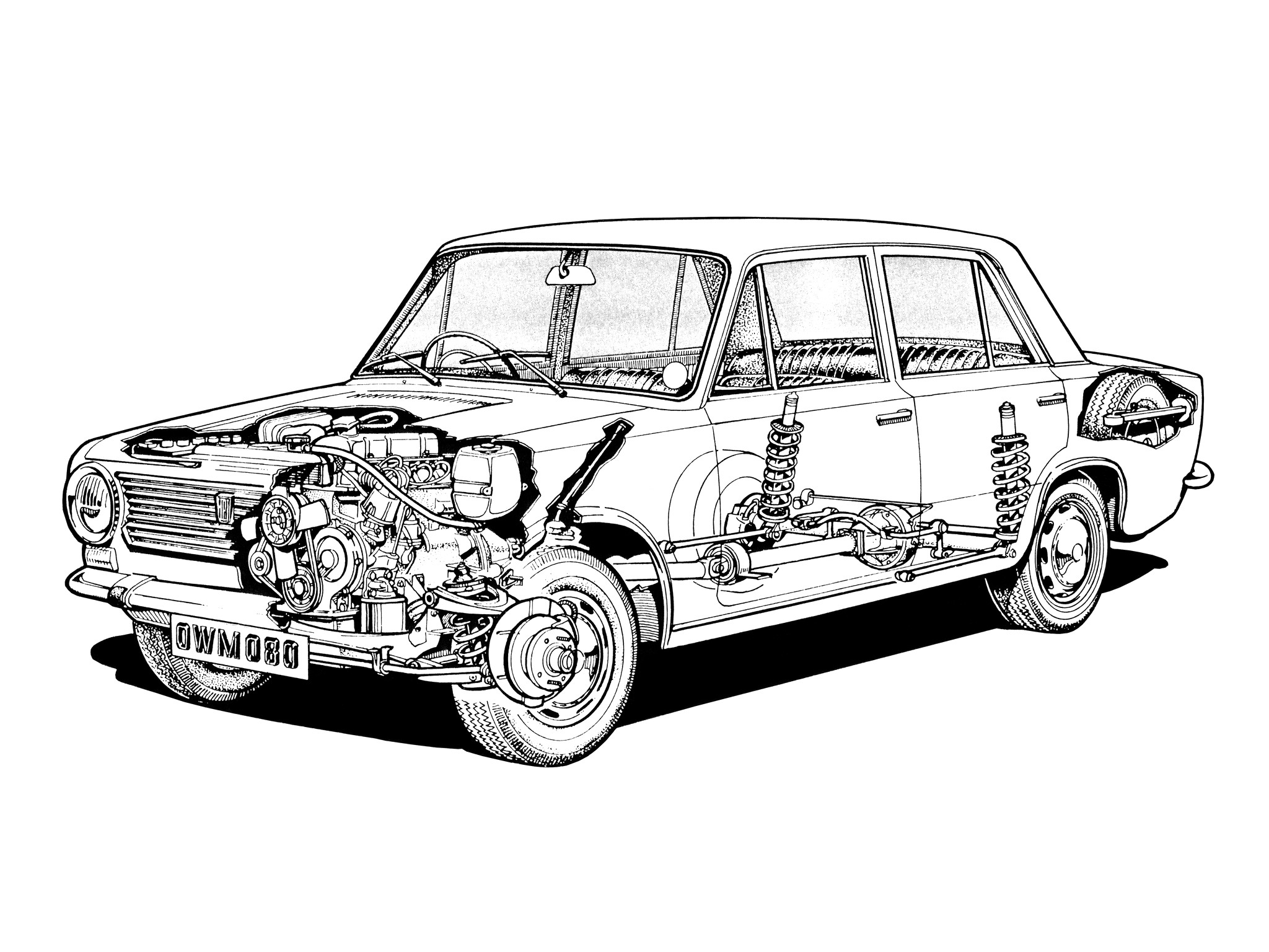 Fiat 124 Saloon photo 14