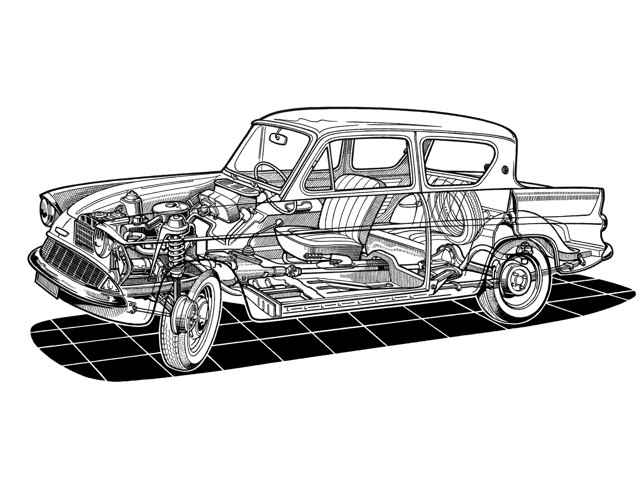 Ford Anglia 105E photo 12