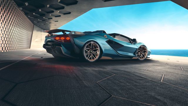 Lamborghini Sian Roadster Foto 9