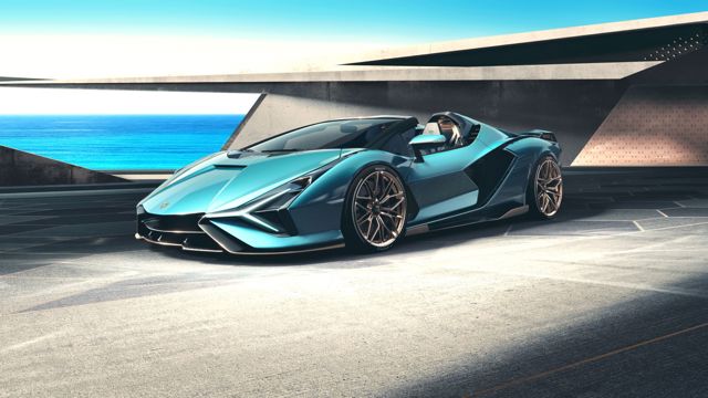 Lamborghini Sian Roadster Foto 3