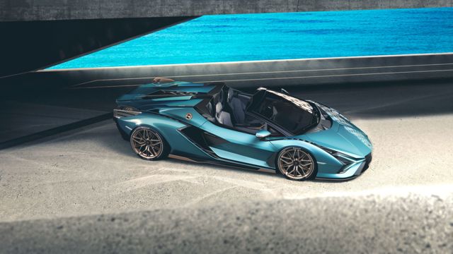 Lamborghini Sian Roadster Foto 4
