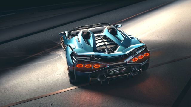 Lamborghini Sian Roadster Foto 7