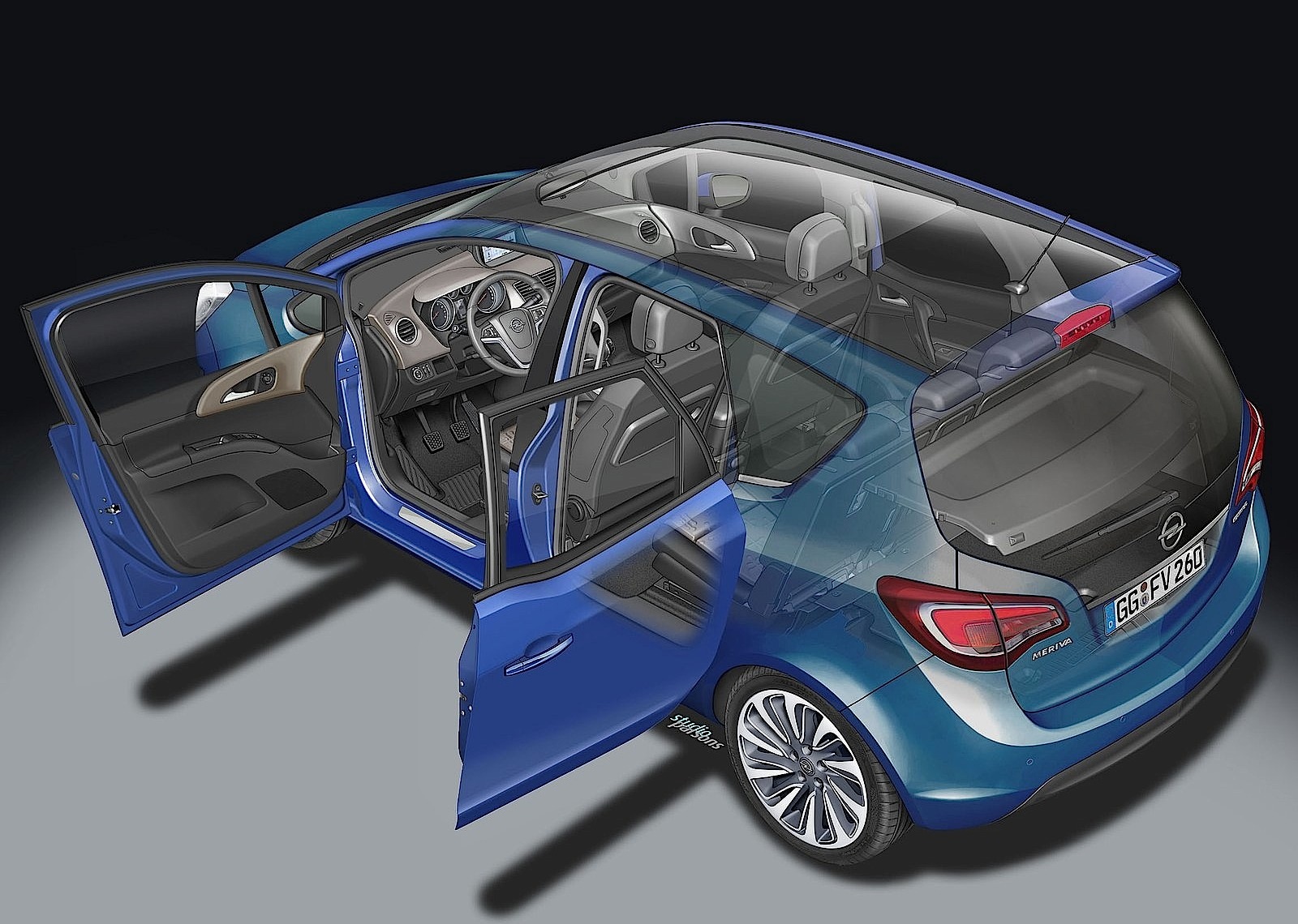 Opel Meriva photo 37